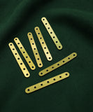 20 Pcs 30x4mm 7 Holes Metal Spacer Beads