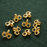 20 Pcs 9x8mm Multistrand 2 Holes Metal Connectors