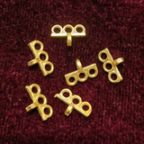 20 Pcs 12x8mm Multistrand 3 Holes Metal Connectors