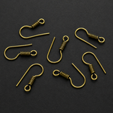 50 Pcs AAA Quality German Silver Brass Ear Wire Earring Hooks