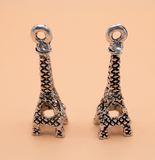 10 Pcs. German Silver Pendants 29x8 mm