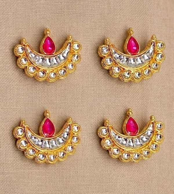 Kundan Beads Spacers, Connectors &  Components