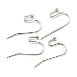 2 Pairs, 1 Inch 304 Stainless Steel Earring Hooks