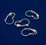 4 Pcs, 17x11mm Brass Earring Hooks