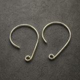4 Pcs , 42x26mm Brass Earring Hooks