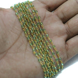 2 Mtr, 3mm Hydro Crystal Beaded Chains
