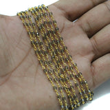 2 Mtr, 3mm Hydro Crystal Beaded Chains