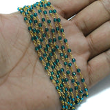 2 Mtr, 3mm Hydro Crystal Beaded Chains