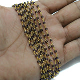 2 Mtr, 3mm Hydro Crystal Beaded Chains
