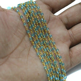 2 Mtr, 3mm Hydro Crystal Beaded Chains
