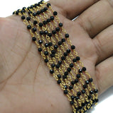 2 Mtr, 3mm Hydro Crystal Beaded Chains