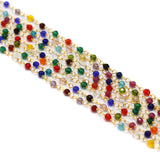 2 Mtr, 3mm Hydro Crystal Beaded Chains