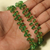 Glass Beaded Chain Green