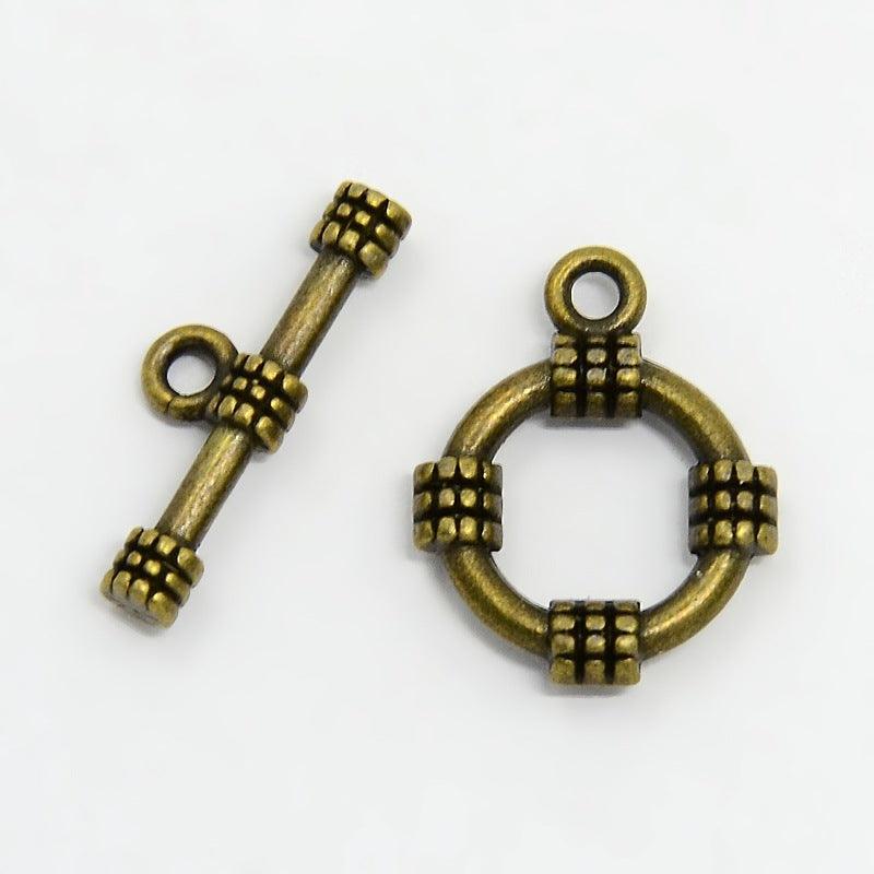Tibetan Toggle Clasps Antique Bronze