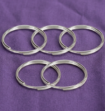 2 Cms Silver Key Chain Rings
