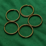 2 Cm Bronze Key Chain Rings