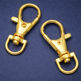 1.5 Inches Key Chains Hooks Swivel Clasp Silver