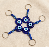 5 Pcs, 1.5 Inch Evil Eye Key Chain