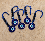 5 Pcs, 3 Inch Evil Eye Key Chain