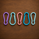 5 Pcs Multicolor Snap Hook