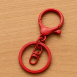 5 Pcs MultiColor Keychain Hooks with Split Rings