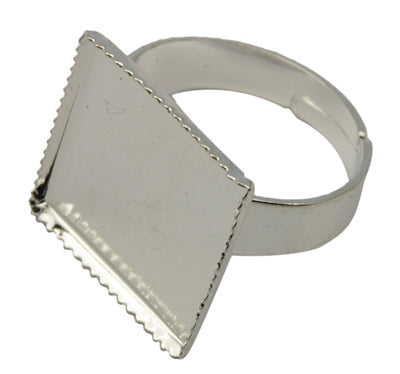 Adjustable Brass Pad Ring Blank