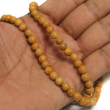 Golden Gemstone Beads, Size 05-07 mm, Pack Of 1 String