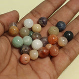 50 Pcs Round MultiColor Onyx Stone Beads 11 mm