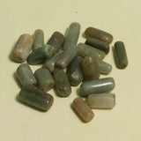50 Pcs Tumble Light Green Onyx Stone Beads 13-24 mm