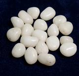50 Pcs Tumble White Onyx Stone Beads 10-20 mm