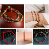 4 Pcs Kumihimo Braiding Friendship Bracelet Disc Square & Round