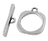 Tibetan Square Toggle Clasps