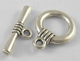 Tibetan Ring Toggle Clasps 14x18mm