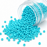 50gm  6/0 Preciosa Light Aqua Blue Seed Beads