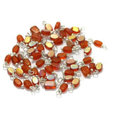 240 Pcs, 5mm Glass Loreal Beads  Silver Plated