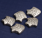 35x32mm Aluminium Fish Beads