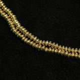 52 Gm, 5mm, Brass Disc Beads Golden