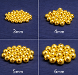 100 Gm 3-6mm Golden Metal Balls