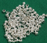 100 Gm 3-6mm Silver Metal Ball Beads