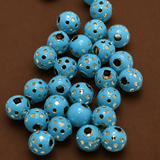 100 Pcs, 6mm Brass Beads Round