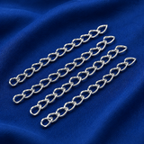 100 Pcs, 2 Inch Link Size 3X5mm Golden Extender chain
