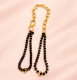 10 Pcs, Bracelets Seed Beads Extender Chain Connectors Black