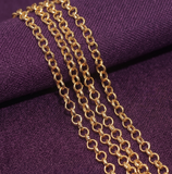 100 GM, 3mm Plated Metal Chain