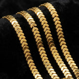 100Gram 6x3mm Designer Leaf Chain