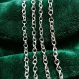 100Gram 4×3mm Designer Silver Link Chain