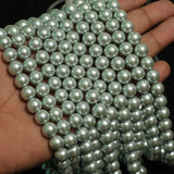 1 String Faux Pearl Round Beads Size 10mm