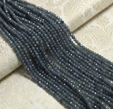 1 String 3x4mm Zed Faceted Tyre Beads
