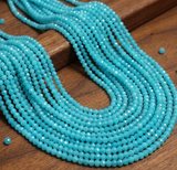 1 String 3x4mm Zed Faceted Tyre Beads