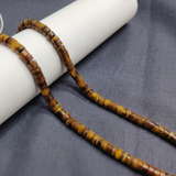 1 String 4x2mm Natural Tiger Eye Gemstone Beads
