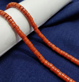1 String 4x2mm Natural Red Jasper Gemstone Beads